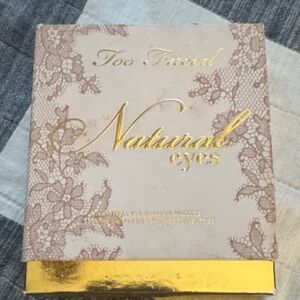 Too Faced Natural Eyes with Gold and Cream Lace Design